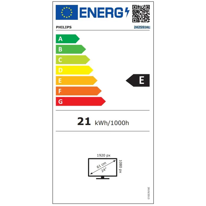 Монитор Philips 242S9JAL 23.8’ VA WLED