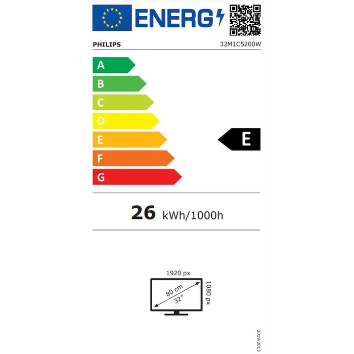 Монитор Philips 32M1C5200W 31.5’ Curved 1500R VA