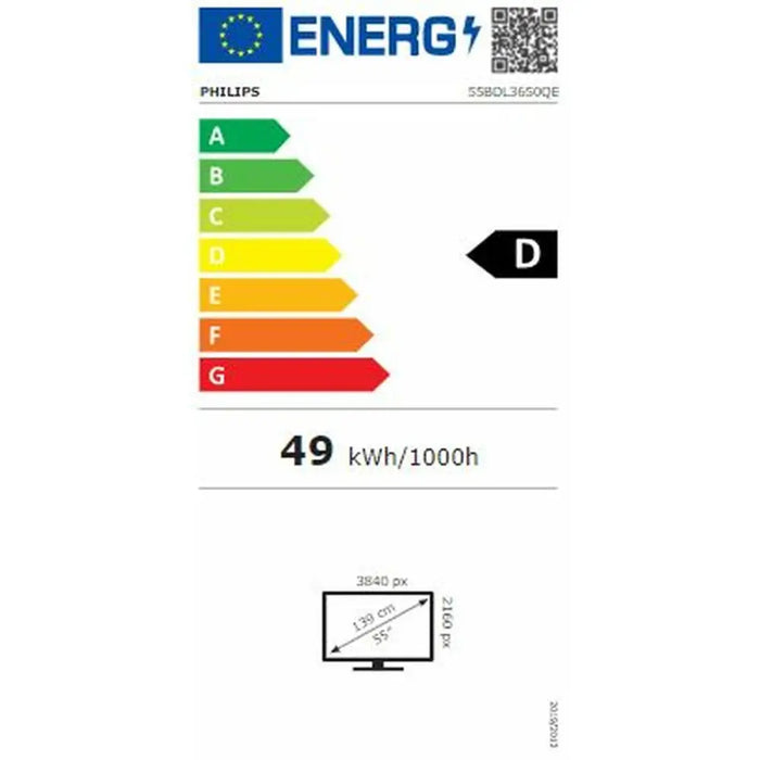 Монитор Philips 55BDL3650Q 4K Ultra HD 55’’ 50 - 60 Hz