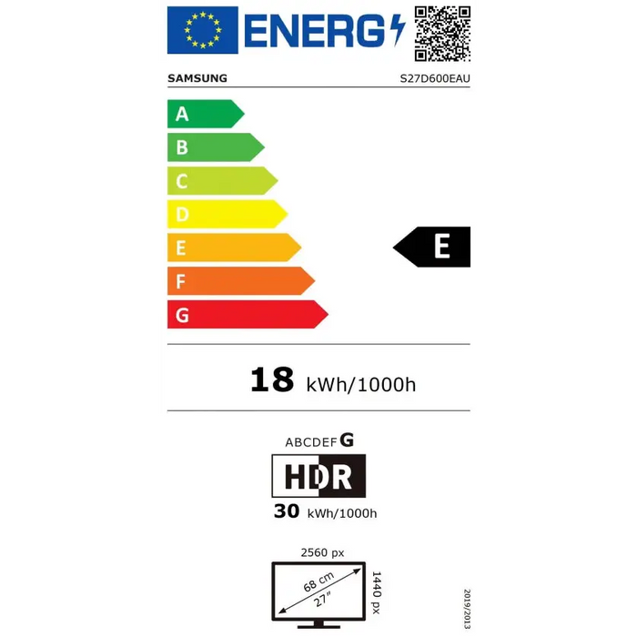 Монитор Samsung 27D600 27’’ IPS LED 2560x1440