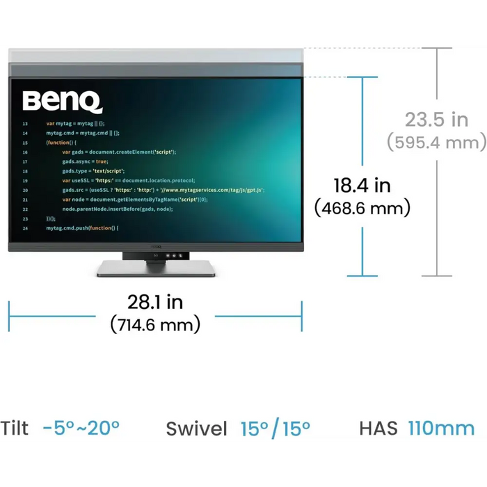 Монитор за програмиране BenQ RD320U 31.5’’