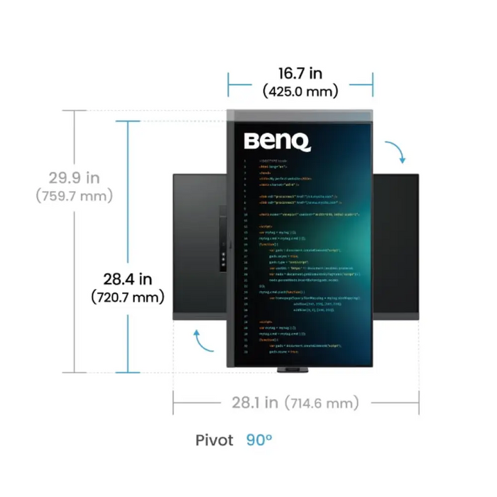 Монитор за програмиране BenQ RD320UA 31.5’’ Ergo Stand