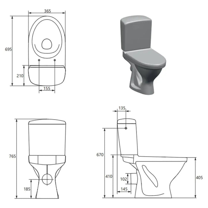 МОНОБЛОК COMPACT EKO II SIMPLEON MITO K44-129