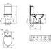 МОНОБЛОК IDEALSTANDARD EUROVIT IDEALSTANDARD EUROVIT