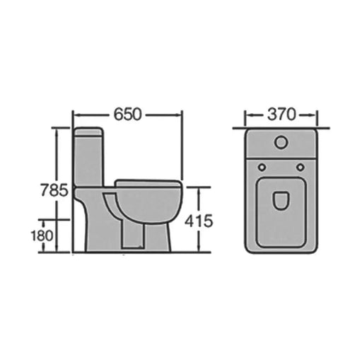 МОНОБЛОК INTER CERAMIC 8036 P RIMLESS