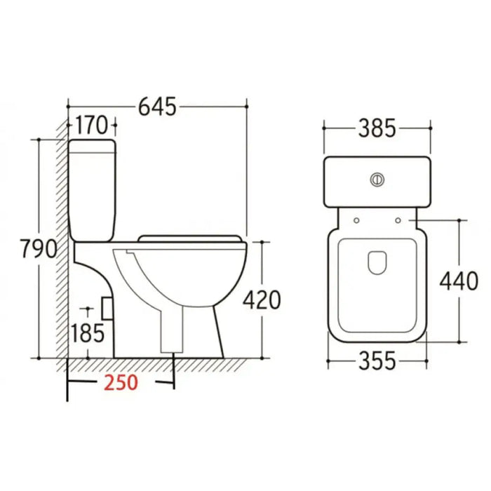 МОНОБЛОК INTER CERAMIC 8036 S PP RIMLESS INTER CERAMIC 8036