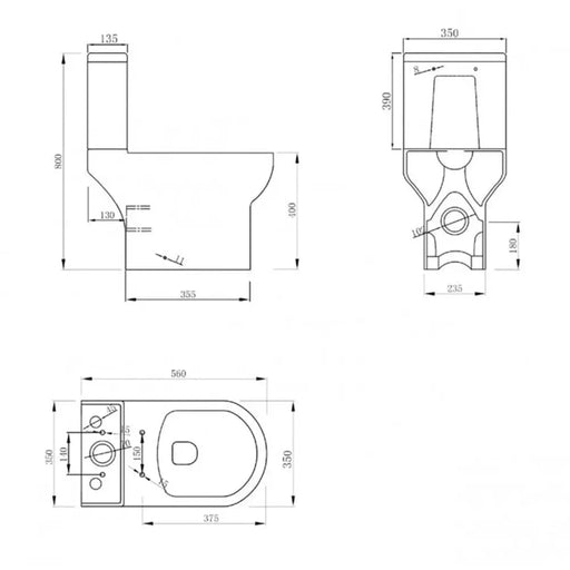 МОНОБЛОК INTER CERAMIC COMPACT 6582P