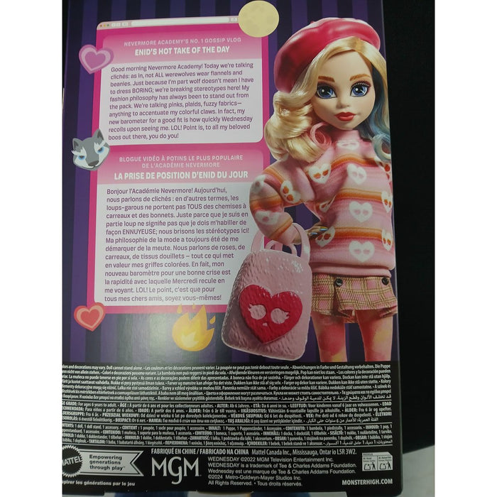 Кукла Monster High Wednesday Edin