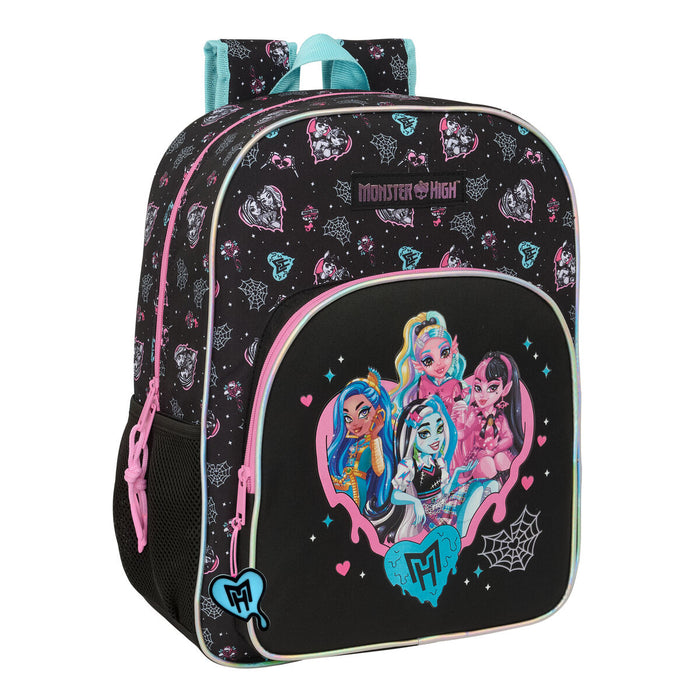 Училищна чанта Monster High Черен 33 x 42 x 14 cm
