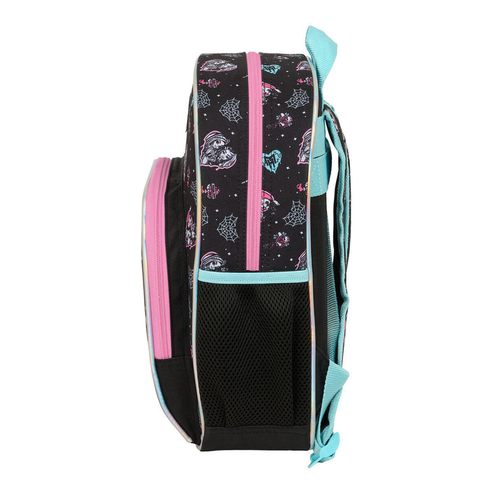 Училищна чанта Monster High Черен 28 x 34 x 10 cm