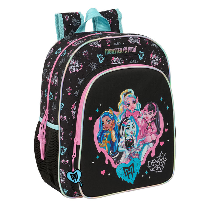 Училищна чанта Monster High Черен 32 x 38 x 12 cm