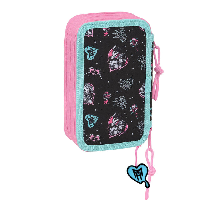 Пътническа Чанта Monster High Черен 12,5 x 19,5 x 5,5 cm 37 Части