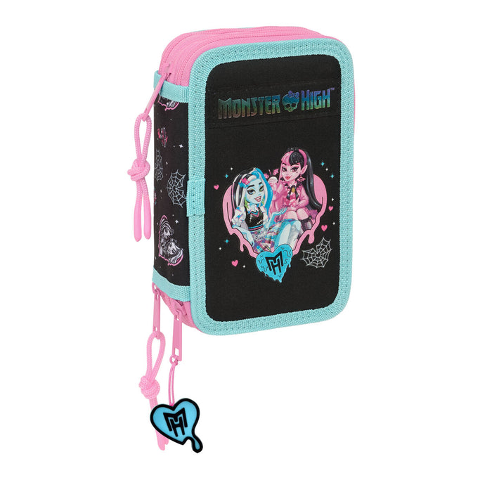 Пътническа Чанта Monster High Черен 12,5 x 19,5 x 5,5 cm 37 Части