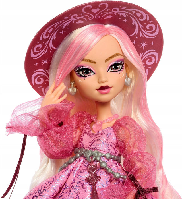 Кукла Monster High Moonspell Magic - Carina Song, с розов тоалет и магически аксесоари
