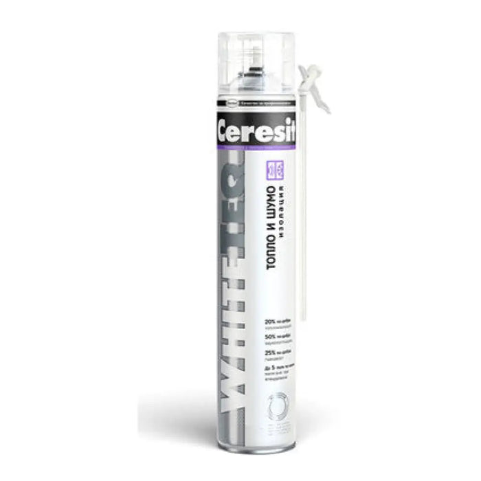 МОНТАЖНА ПУ ПЯНА РЪЧНА CERESIT WHITEQ