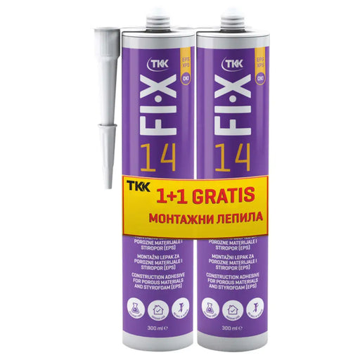МОНТАЖНО ЛЕПИЛО TKK FIX14 - 2БРОЯ