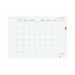 Monthly planner Finocam Сив хартия 16,5 x 24 cm