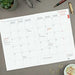 Monthly planner Finocam Сив хартия 16,5 x 24 cm