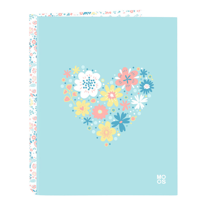 Папка с пръстени Moos Fiori Многоцветен A4 26.5 x 33 x 4 cm
