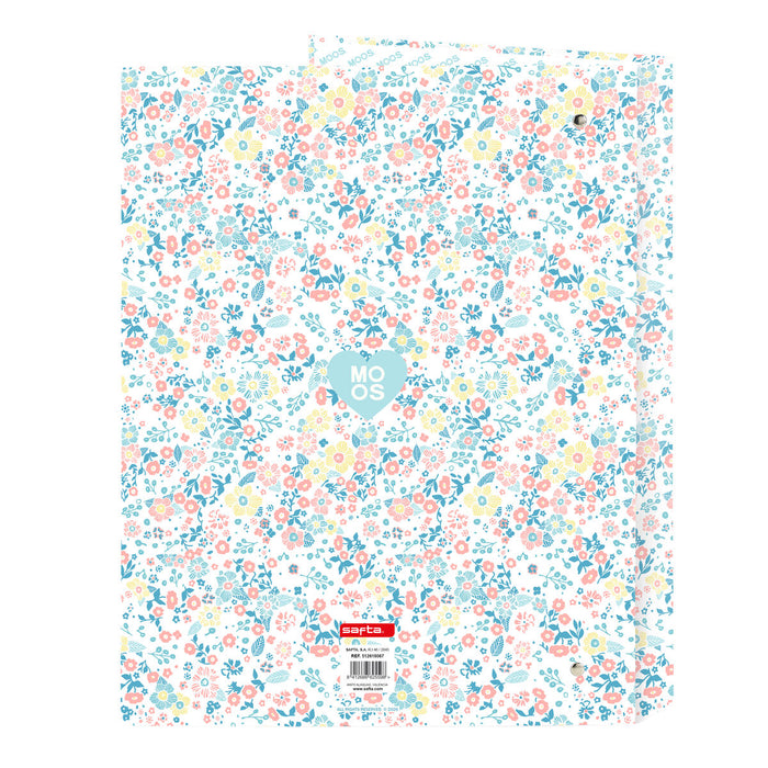 Папка с пръстени Moos Fiori Многоцветен A4 26.5 x 33 x 4 cm