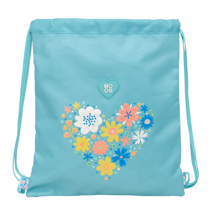 Раница с връвка Moos Fiori Многоцветен 35 x 40 x 1 cm