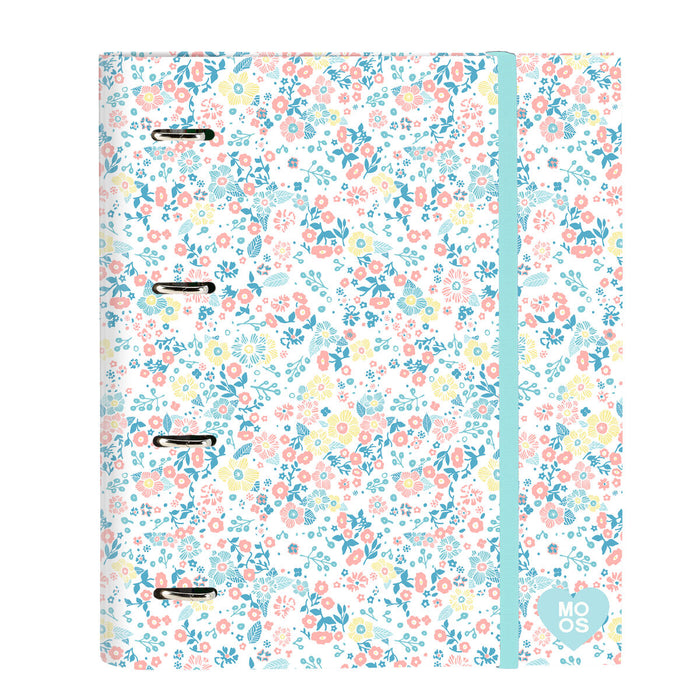 Папка с пръстени Moos Fiori Многоцветен 27 x 32 x 3.5 cm