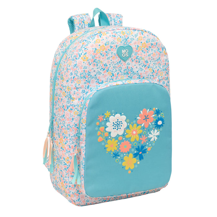 Училищна чанта Moos Fiori Многоцветен 30 x 46 x 14 cm