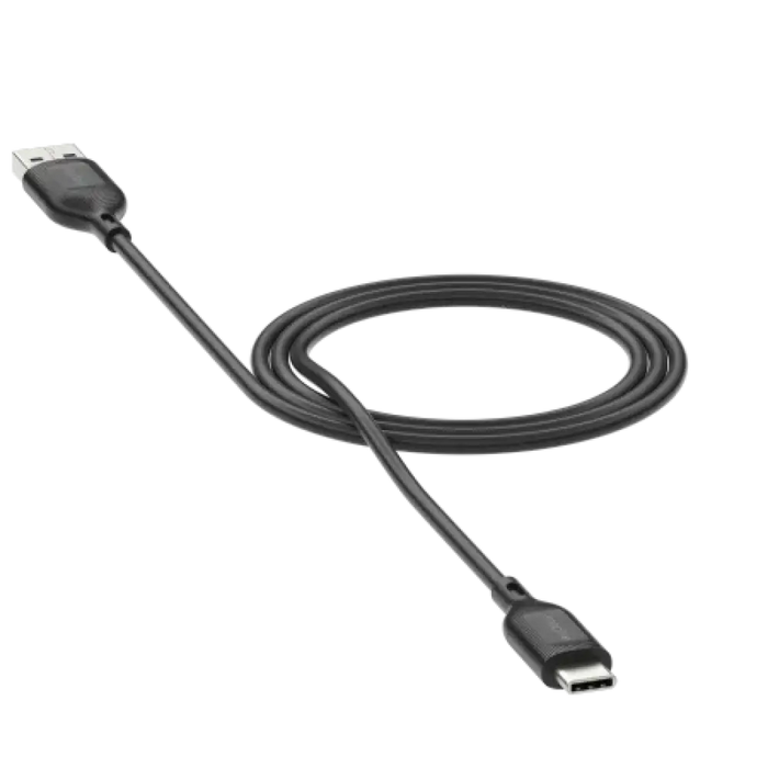 Mophie Charge Essentials USB-A - USB-C кабел 1 м - черен