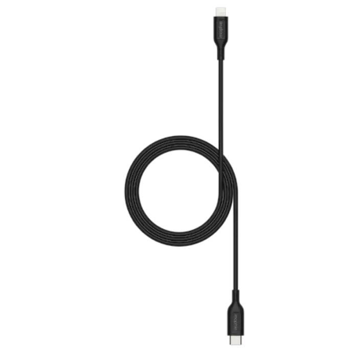Mophie Essentials Lightning към USB-C кабел 1 м - черен