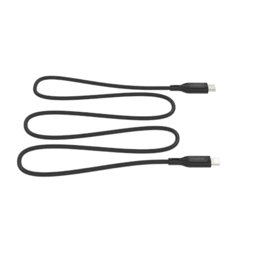 Mophie Essentials Lightning към USB-C кабел 1 м - черен