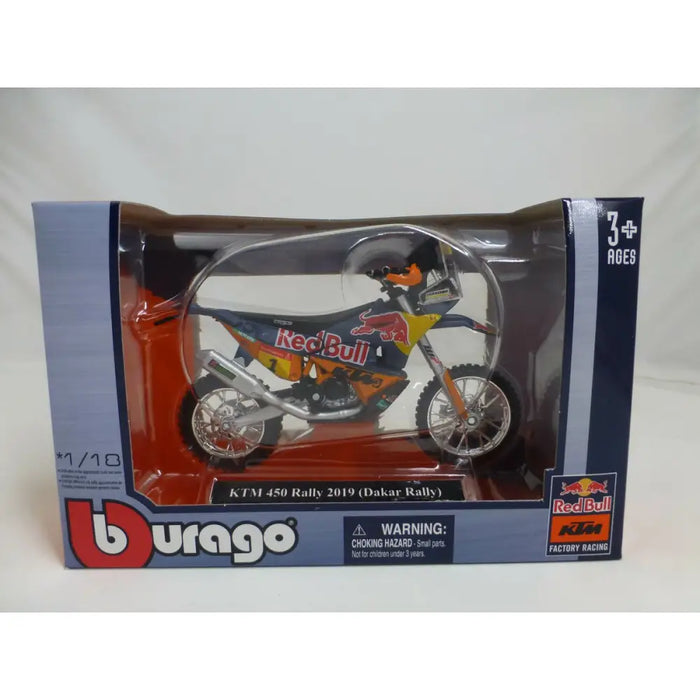 Мотоциклет Bburago Wrb Ktm Cross 1:18