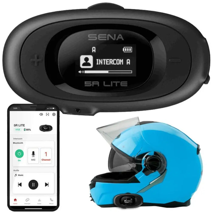МОТОРЕН ИНТЕРКОМ SENA 5RLITE-01 ЗА 1 КАСКА