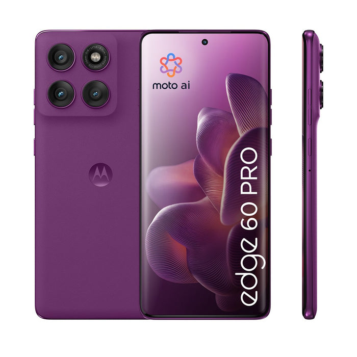 Motorola edge 60 pro 16,9 cm (6,67") Dual SIM Android 15 5G USB Type-C 12 GB 512 GB 6000 mAh Лилав