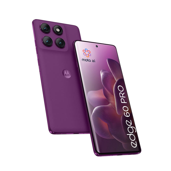 Motorola edge 60 pro 16,9 cm (6,67") Dual SIM Android 15 5G USB Type-C 12 GB 512 GB 6000 mAh Лилав