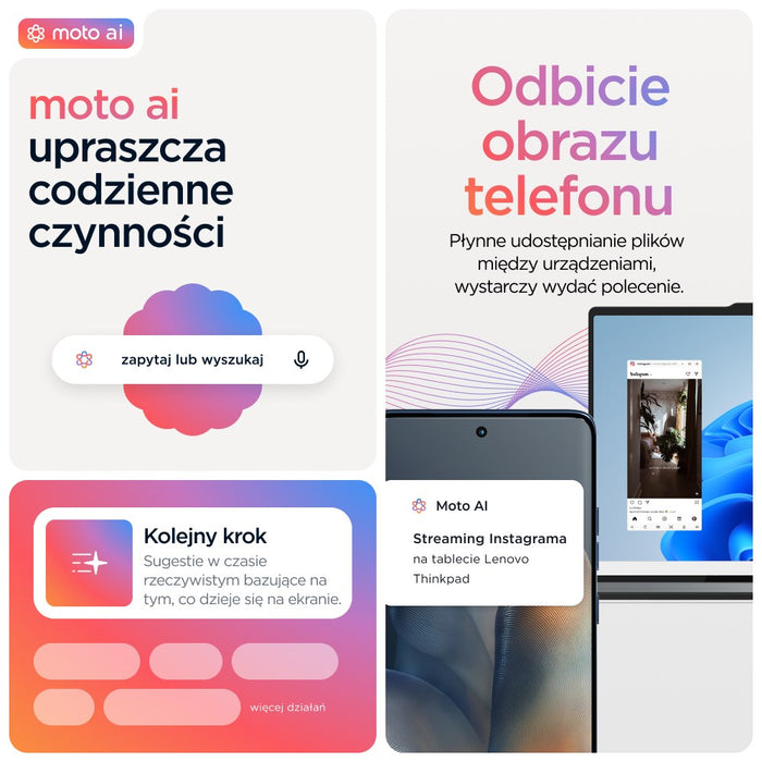 Motorola edge 60 16.9 см (6.67") Две SIM карти Android 15 5G USB Type-C 12 GB 512 GB 5200 mAh Син