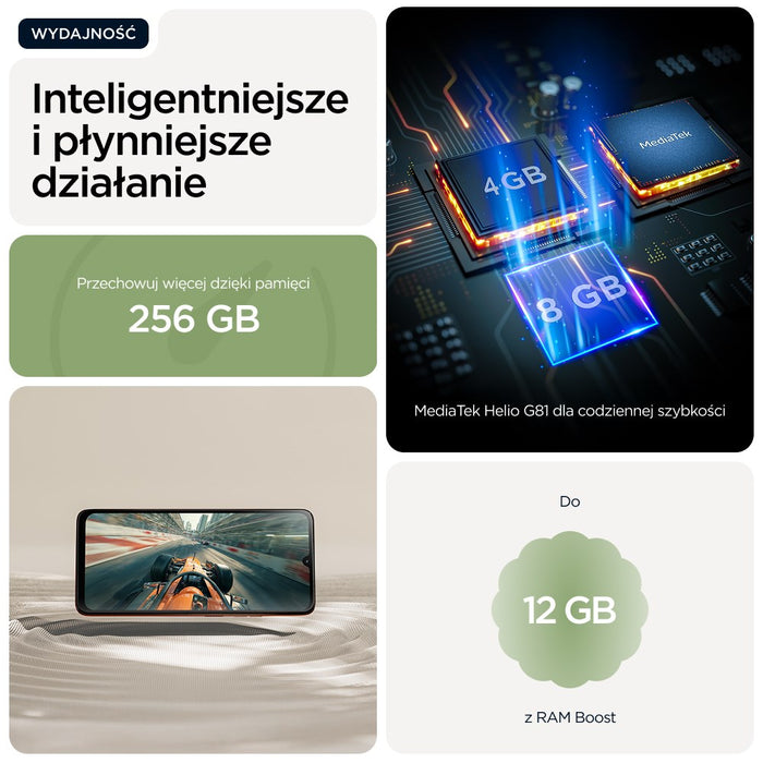 Motorola moto g06 17.5 см (6.88") Две SIM карти Android 15 4G USB Type-C 4 GB 128 GB 5200 mAh Зелен