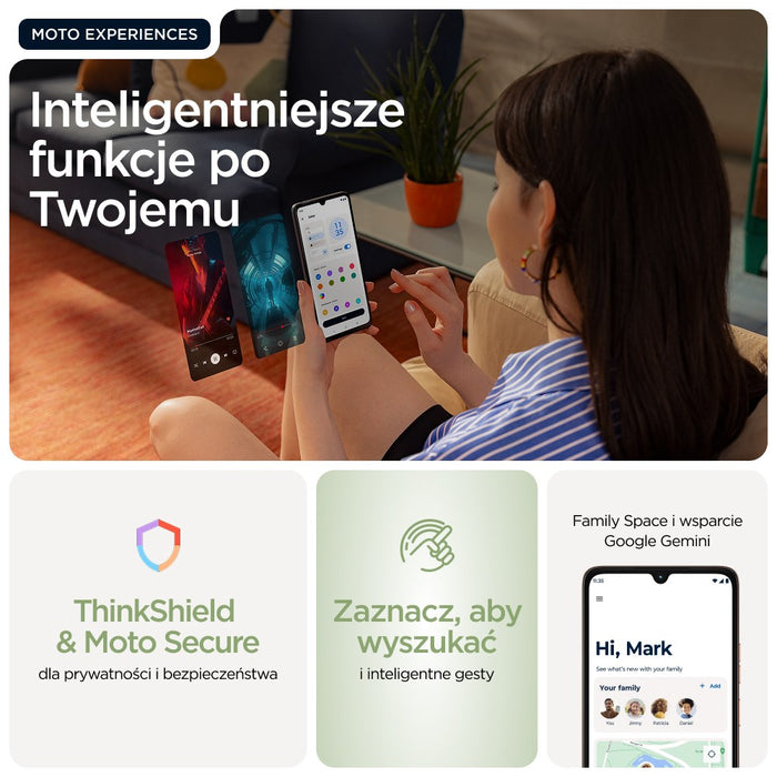 Motorola moto g06 17.5 см (6.88") Две SIM карти Android 15 4G USB Type-C 4 GB 128 GB 5200 mAh Зелен