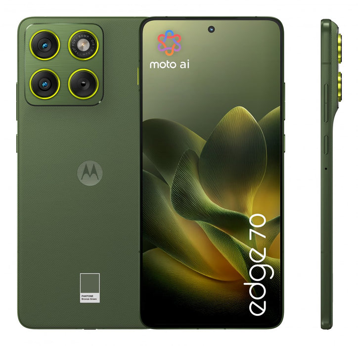 Motorola edge 70 17 см (6.7") Две SIM карти Android 16.0 5G USB Type-C 12 GB 512 GB 4800 mAh Зелен