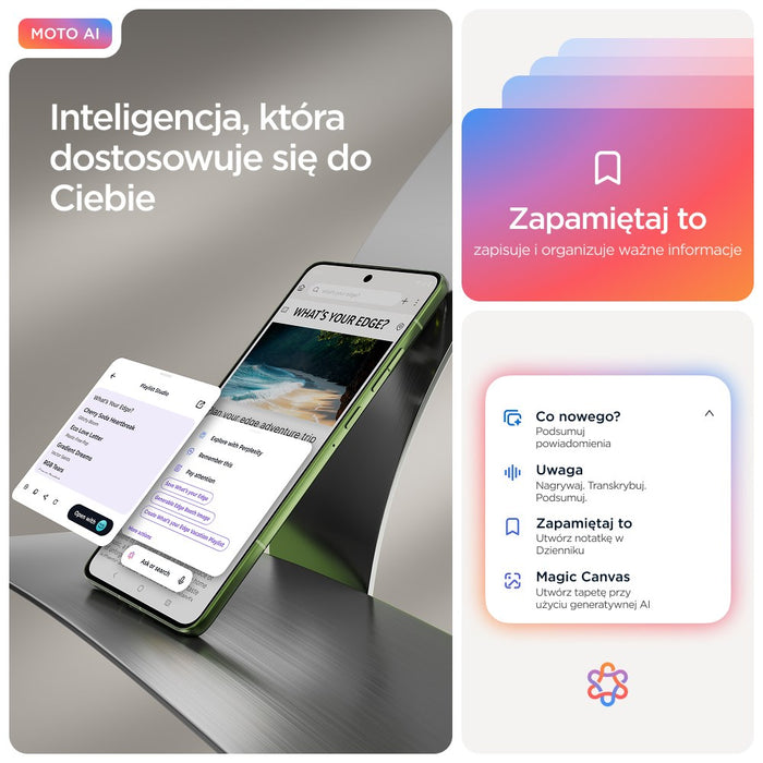 Motorola edge 70 17 см (6.7") Две SIM карти Android 16.0 5G USB Type-C 12 GB 512 GB 4800 mAh Зелен