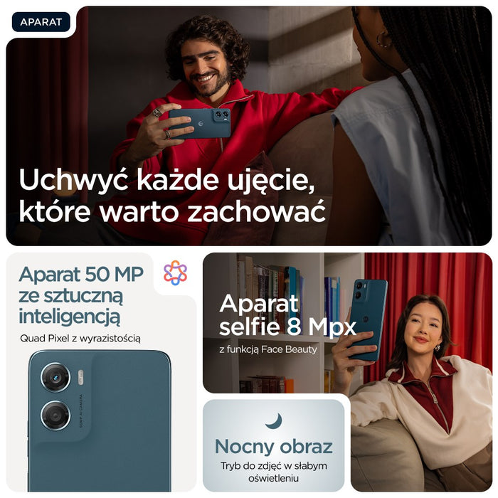 Motorola moto g06 17.5 см (6.88") Две SIM карти Android 15 4G USB Type-C 4 GB 64 GB 5200 mAh Син