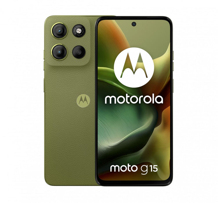 Motorola moto g15 17.1 cm (6.72") Dual SIM Android 15 4G USB Type-C 8 GB 128 GB 5200 mAh Зелен