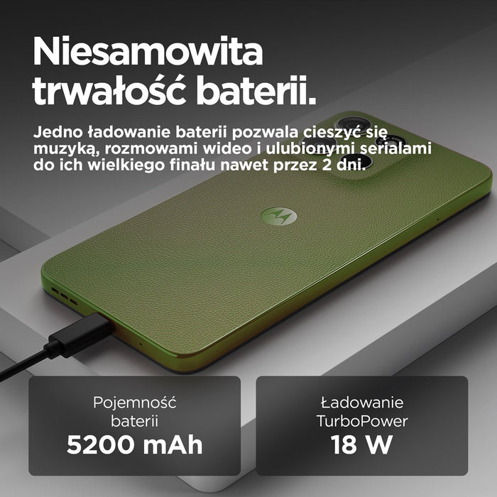 Motorola moto g15 17.1 cm (6.72") Dual SIM Android 15 4G USB Type-C 8 GB 128 GB 5200 mAh Зелен