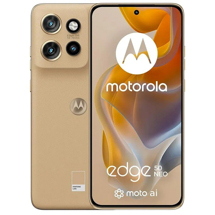 Motorola edge 50 Neo 16.1 см (6.36") Две SIM карти Android 14 5G USB Type-C 12 GB 512 GB 4310 mAh Бежов