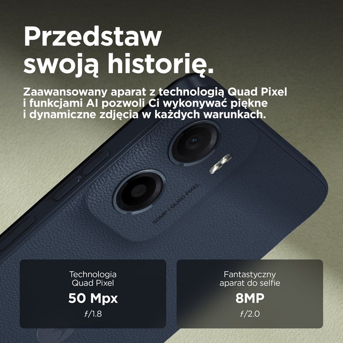 Motorola moto g05 16.9 см (6.67") Две SIM карти Android 15 4G USB Type-C 8 GB 128 GB 5200 mAh Син