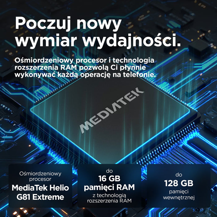 Motorola moto g05 16.9 см (6.67") Две SIM карти Android 15 4G USB Type-C 8 GB 128 GB 5200 mAh Син