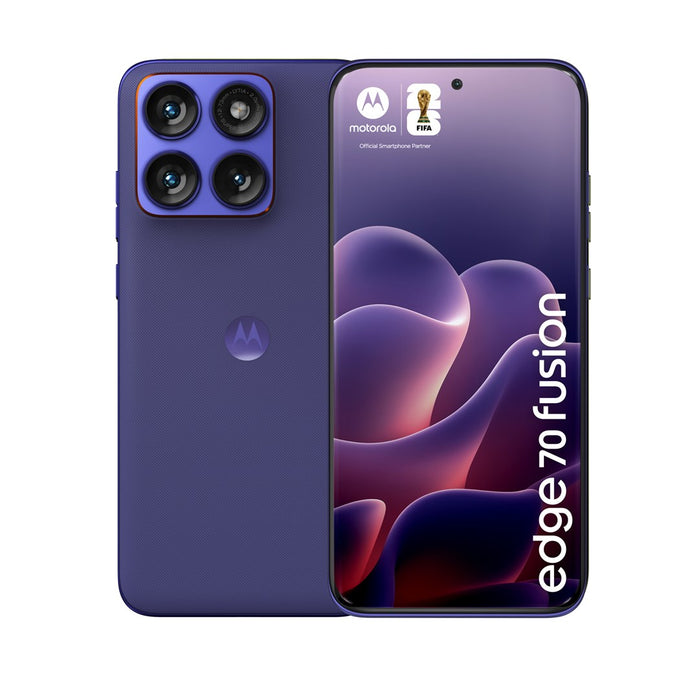 Motorola edge 70 fusion 17.2 см (6.78") Две SIM карти Android 16.0 5G USB Type-C 12 GB 256 GB 7000 mAh Виолетов