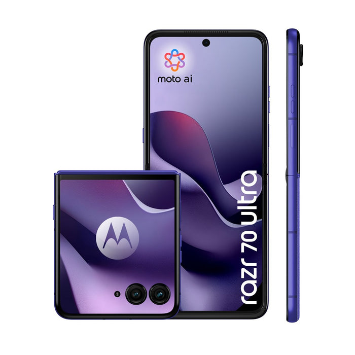 Motorola razr 70 ultra 17.7 см (6.96") Две SIM карти Android 16.0 5G USB Type-C 16 GB 512 GB 5000 mAh Виолетов