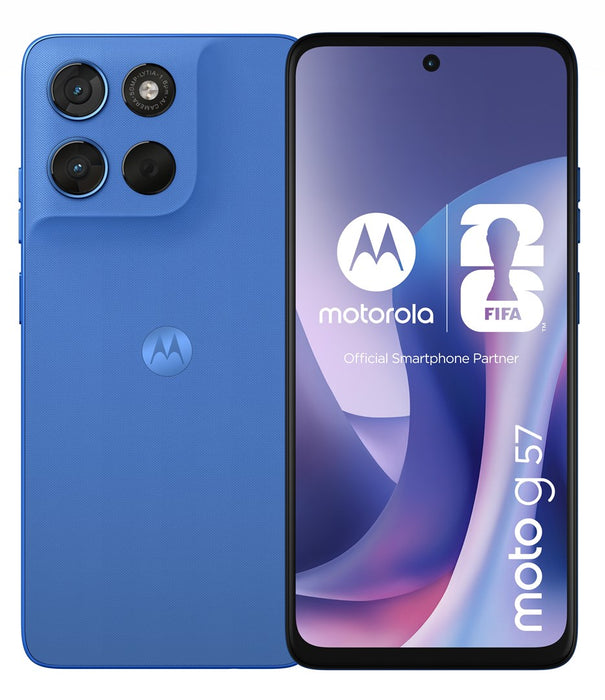 Motorola moto g57 17.1 см (6.72") Две SIM карти Android 16.0 5G USB Type-C 8 GB 256 GB 5200 mAh Син