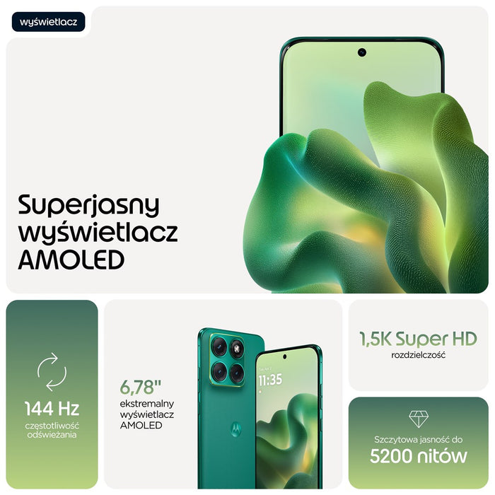 Motorola Moto Edge 70 Fusion 5G 8/256GB Спортен зелен