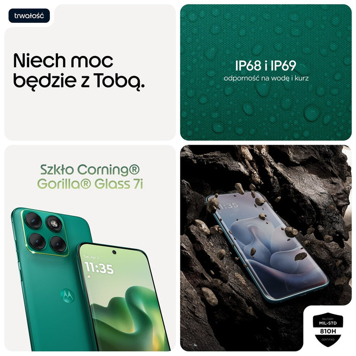 Motorola Moto Edge 70 Fusion 5G 8/256GB Спортен зелен